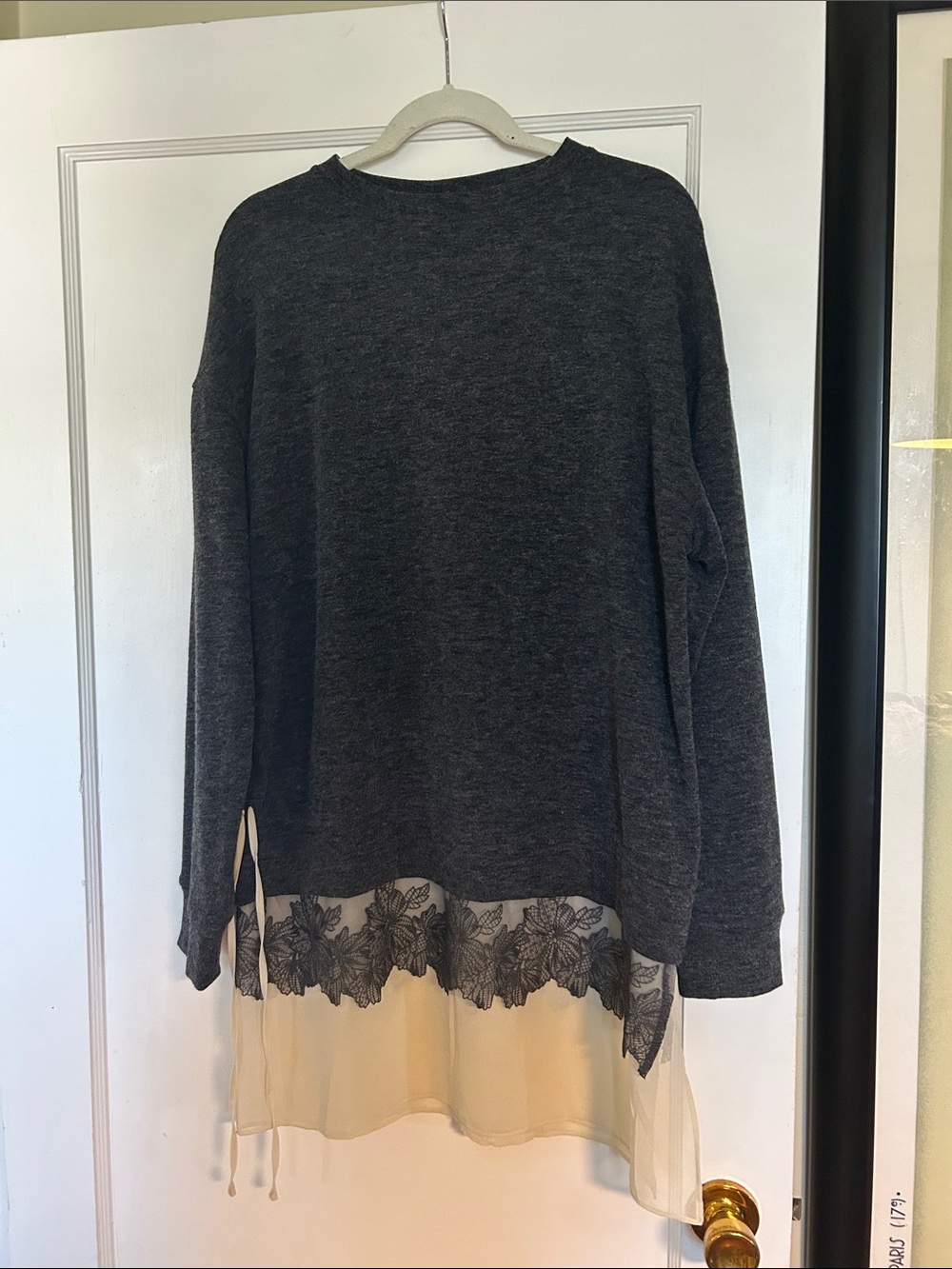 Zara Woman Lace SOFT EFFECT COMBINATION DRESS Size M